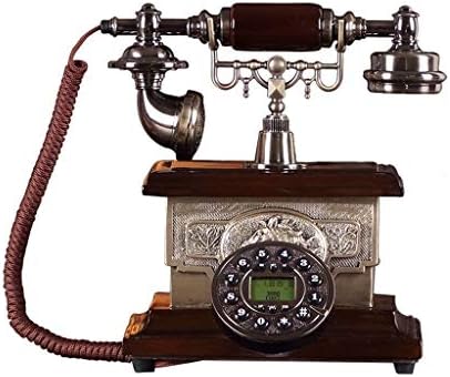 N/A Retro Vintage Nordic Thone Home Decoration со кабелска канцеларија телефонија со фиксна дисплеј