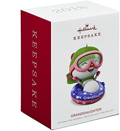 Hallmark Keepsake Christmas Ornament 2018 година датира, внука снежен човек