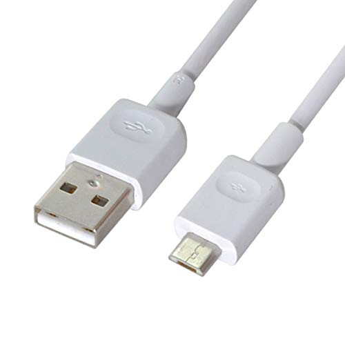 Cablecc Бело микро USB 5pin to USB 2.0 машки кабел за податоци 100 см за таблет и мобилен телефон и камера