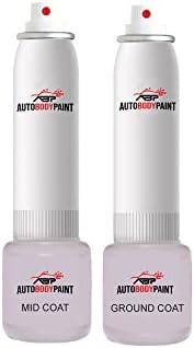 ABP Touch Up Basecoat Plus Clearcoat Plus Primer Spray Coll Comptible со Oryxweiss Perleffekt Scirocco Volkswagen