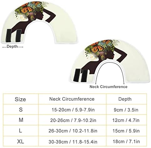 Убава Африканка Пеперутка Цвет Куче Конус Јака Прилагодливи Пет Обновување Јака Заштитна Јака За Кучиња Мачки