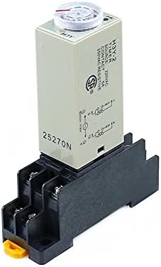 Uncaso h3y-2 0-30s напојување на тајмер за реле за одложување DPDT 8pins Напон: 220V 110V 24V 12V