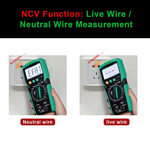 Xin Tester Digital Multimeter TRMS 6000 брои OHM волт-засилувач Тест AC DC Voltmeter Auto Ranging Continuate Test Diode Tester Tester