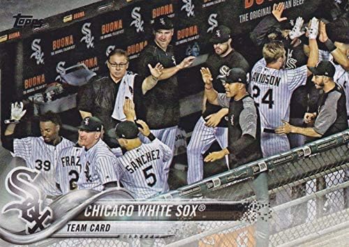 Chicago White Sox 2018 Топс Комплетен 18 тимски тим сет со Ависаил Гарсија, Хозе Абреу и Јоан Монкада Плус