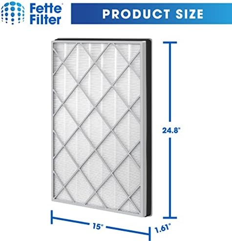 Fette Filter - HE601 & HE602 Филтер за замена на прочистувачот на воздухот Вистински HEPA компатибилен со моделите за прочистување на воздухот