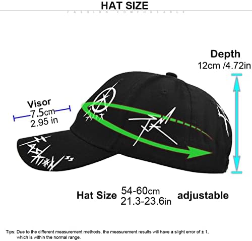 Графити Бејзбол капа Унисекс прилагодлива летна заштита на отворено сонце тато капа смешна хип хоп контраст Камионска капа за камиони