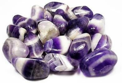 Pachamama Essentials Chevron Amethyst Tumble Stone Banded Amethyst - лечен камен - кристално заздравување 20-25мм