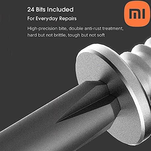 Mi Ultra Precision Screwpriver комплет 24 вообичаени делови за домаќинства, целосно магнетски кутија за складирање на алуминиум - мора