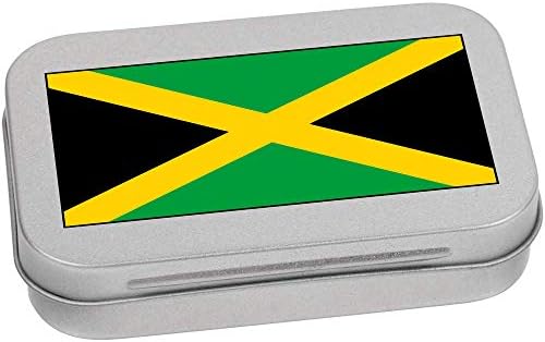 Азиеда 95мм „знамето на Јамајка“ метална калај/кутија за складирање