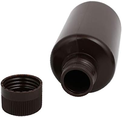 Х - DREE 500ml HDPE Пластични Рефилабилни Тесни Уста Течност За Складирање Шише Контејнер Кафеава (Contenitore на bottiglie ди stoccaggio