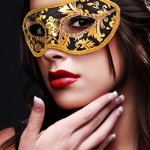 ПРЕТИЗУМ 3 парчиња Маскарада Маски Гроздобер венецијански жени маски свадба маски венецијански чипка маски За очи Антички Маски Маскарада