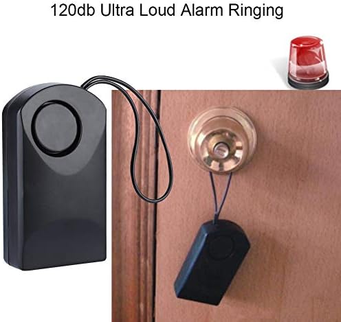 Sensата Сензор За Домашна Безбедност На Вратата, 120db Безжичен Сензор За Допир Безбедносен Аларм Гласно Копче На Вратата, Пренослив
