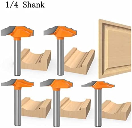 LRJSKWZC ROUTER BITS 1PCS 1/4 SHANK WOODING ROAD RARD RARDER RAME BRACE BLACE ROTRER BITS DOOR CABILANT GRAVING SLOTTING NIFE