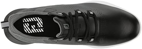 Footjoy Men's FJ Fi Fielf Golf Shoe, црн/јаглен, 10,5