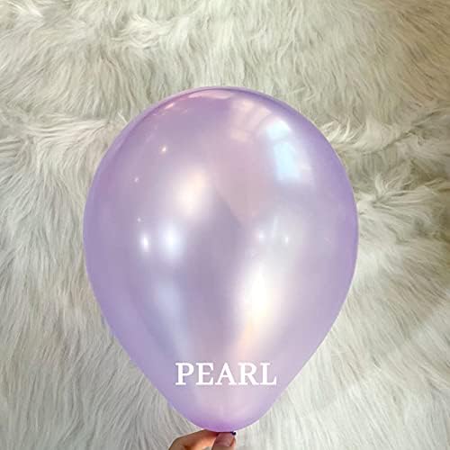 Pateeha Purple Balloon Grand Arch Arch Kit Purple Baby Toush Decorations за девојчиња Пеперутка налепница за роденденски невестински