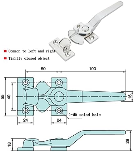 Заклучување на вратата на рерната затворена и присилна рачка на вратата на рачката за запечатување на електричен кабинет рачка од не'рѓосувачки