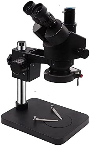 KXA Spot Black Color 7-45X Зум Триокуларен стерео микроскоп за микроскоп за поправка на телефон