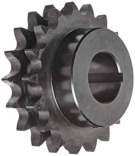 AMETRIC® 2052B14 ISO 10B-2 SPROCKET 14 заби 78,5 mm O.D. , 54 mm Hub Dia, 40 mm вкупна ширина, 014 заби, челик 1-3/8 инчен H8 Bore,