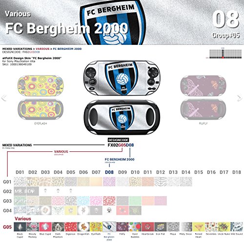 Sony PlayStation Vita Design Skin FC Bergheiim 2000 Налепница за декорации за PlayStation Vita