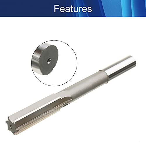 Heyiarbeit Chucking Reamer 18mm H7 HSS Lathe Machine Reamer Round Shank Shank Melling Tool за метални не-ферозни метални бакари 1