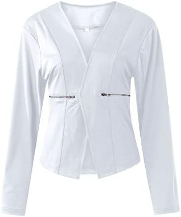 Foviguo Blazer јакни за жени, плус големина на ветерници со долги ракави за жени за жени, ретро приморска ретроала, лабава со џебови ветерници