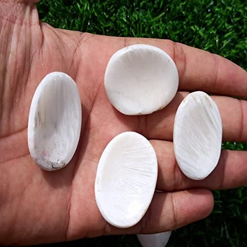 Scolecite Загрижете се камен за кристално лекување џеб палм камен камен 3 парчиња