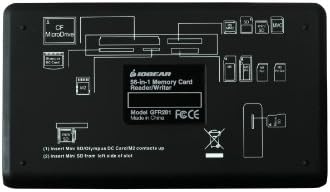 Iogear 56-во-1 USB 2.0 Читач/Писател На Џебни Флеш Мемориски Картички, GFR281, црна/црвена/сина/зелена