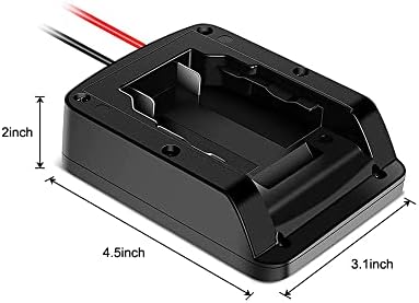 Адаптер за напојување Тркала, Адаптер За Батерии За Dewalt 18v/20v Приклучок За Напојување На Батеријата 14 Мерач Роботика
