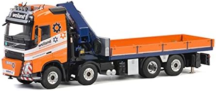 За Volvo FH4 ​​Globetrotter 8x2 ознака оска Palfinger PK 92002 SH JIB 01-2747 1/50 Diecast Model Truck Truck