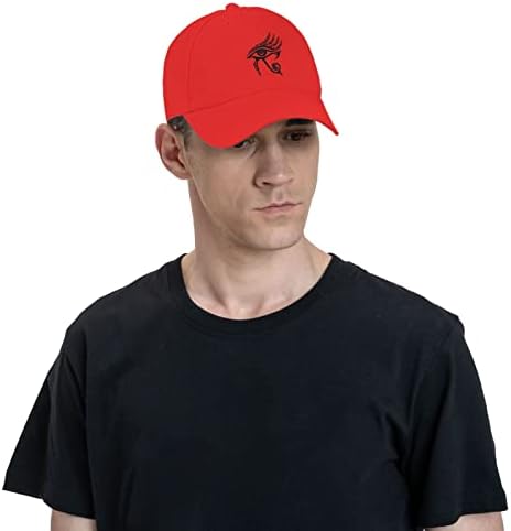 GHBC око на возрасни за возрасни за бејзбол капа на бејзбол капа на жена, прилагодлива капа за прицврстување за мажи