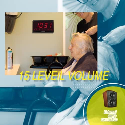 Retekess TD105 Pager Caregiver, Shiorse Alert System, Gouss Voice Broadcast, 1 LED дисплеј, 10 водоотпорни патеки за клиники, старечки