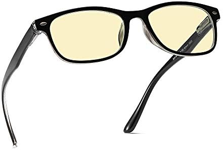 Suertree Очила за читање 90% сино светло блокирање на очила за читање на очила Анти сини читатели очила за очила за жени 2,5x