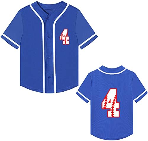 Јуџи Итадори Дете Момче Роденденска Кошула Бејзбол Дрес Детска Облека 2 3 3 4 Годишен Роденден Маици