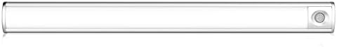 МЕДИАСОНИЧЕН Сензор ЗА ДВИЖЕЊЕ ПРЕДВОДЕНА Светлина За Под Плакарот На Кабинетот Кујнска Гардероба 6500к Батерија Долга 17 Инчна