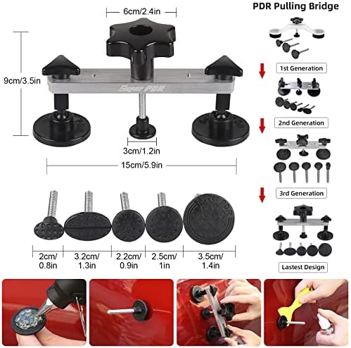 Комплет За Вдлабнатини Fly5D 70pcs, Алатка За Отстранување Вдлабнатини За Автомобил, Комплет За Поправка На Вдлабнатини, Комплет