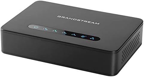 Grandstream GS-HT814 4 Порта АТА со 4 порти на FXS и Gigabit Nat рутер VoIP телефон и уред, црна
