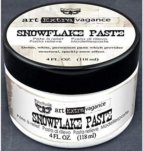 Prima Marketing 962906 Finnabair Art Extravagance Snowflake Paste 4oz, 6,85x6.35x5.08 cm, повеќебојно